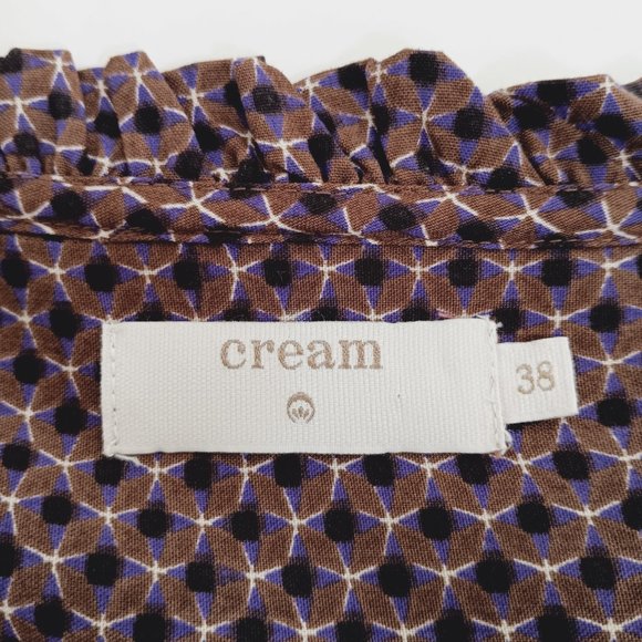 NEW Cream Women's Ultra Violet Geo CRVimma Dress - Kim Fit - Midi Dress Size 8 - Picture 11 of 16